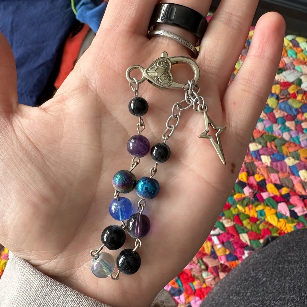 HANDMADE BEADED GALAXY STAR BRACELET